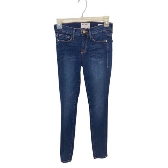 FRAME Le skinny de Jeanne Columbia Road skinny jeans 25 - Picture 3 of 6